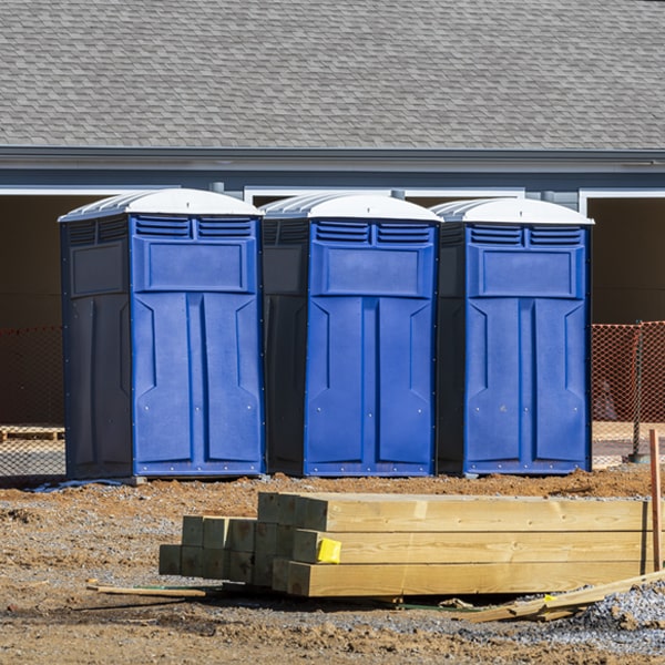 how do you dispose of waste after the portable restrooms have been emptied in Fayetteville